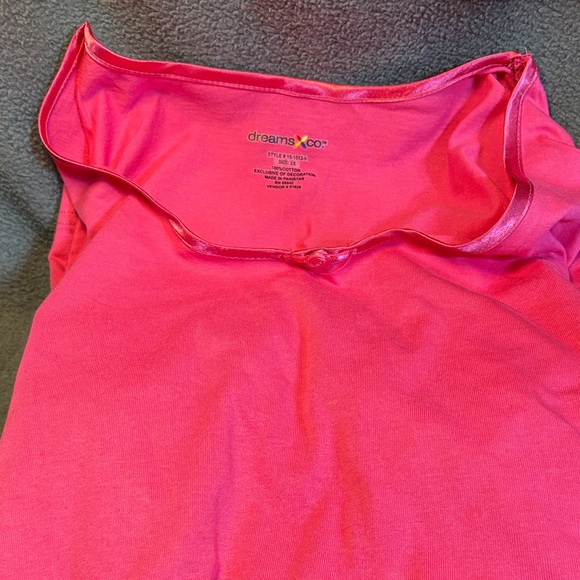 Dreams & Co. Women's 2-piece Pink Pajama Set - Picture 2 of 3